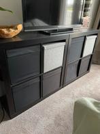2 x kallax kast ikea zwart bruin, Huis en Inrichting, Kasten | Boekenkasten, Ophalen of Verzenden, 25 tot 50 cm, 50 tot 100 cm