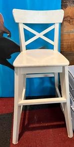 Kinderstoel IKEA INGOLF wit - voor aan eettafel, Kinderen en Baby's, Kinderstoelen, Ophalen, Gebruikt, Overige typen