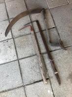 Antieke set zeis zicht zwaag met welhaken!, Antiek en Kunst, Antiek | Gereedschap en Instrumenten, Ophalen