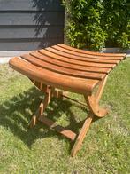 2 teak & garden krukjes, Ophalen, Zo goed als nieuw, Teakhout