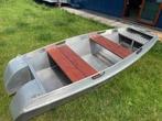 Kleine aluminium platbodem, visboot, bijboot/ tender. ZGAN!, Watersport en Boten, Vis- en Consoleboten, Ophalen, Geen motor, Tot 10 pk