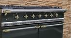 Luxe Fornuis Lacanche 100cm GROEN & MESSING 2 ovens, Witgoed en Apparatuur, Fornuizen, 60 cm of meer, Ophalen of Verzenden, Zo goed als nieuw