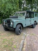 Land Rover Series 3 109 1972 benzine. Inruil mogelijk, Auto's, Land Rover, 4x4, Zwart, 4 cilinders, Overige bekleding